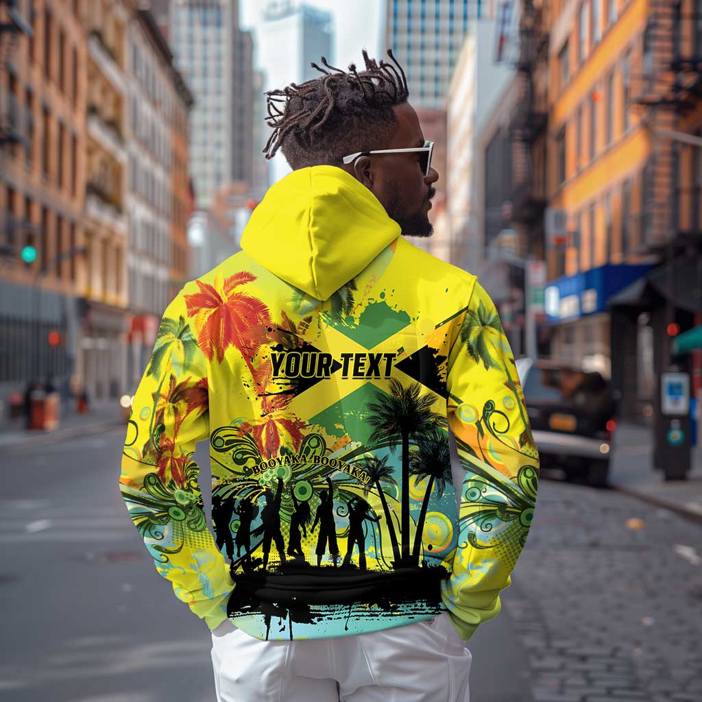 Personalized Jamaica Sleng Teng Riddim Hoodie Booyaka Booyaka - African Pride