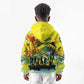 Personalized Jamaica Sleng Teng Riddim Kid Hoodie Booyaka Booyaka - African Pride