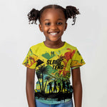 Personalized Jamaica Sleng Teng Riddim Kid T shirt Booyaka Booyaka - African Pride