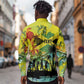 Personalized Jamaica Sleng Teng Riddim Long Sleeve Button Shirt Booyaka Booyaka - African Pride