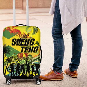Jamaica Sleng Teng Riddim Luggage Cover Booyaka Booyaka - African Pride