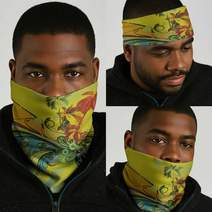 Jamaica Sleng Teng Riddim Neck Gaiter Booyaka Booyaka - African Pride