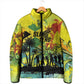 Personalized Jamaica Sleng Teng Riddim Padded Jacket Booyaka Booyaka