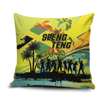 Jamaica Sleng Teng Riddim Pillow Cover Booyaka Booyaka