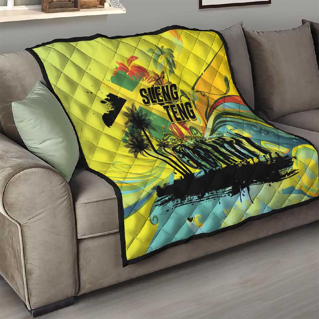 Jamaica Sleng Teng Riddim Quilt Booyaka Booyaka - African Pride