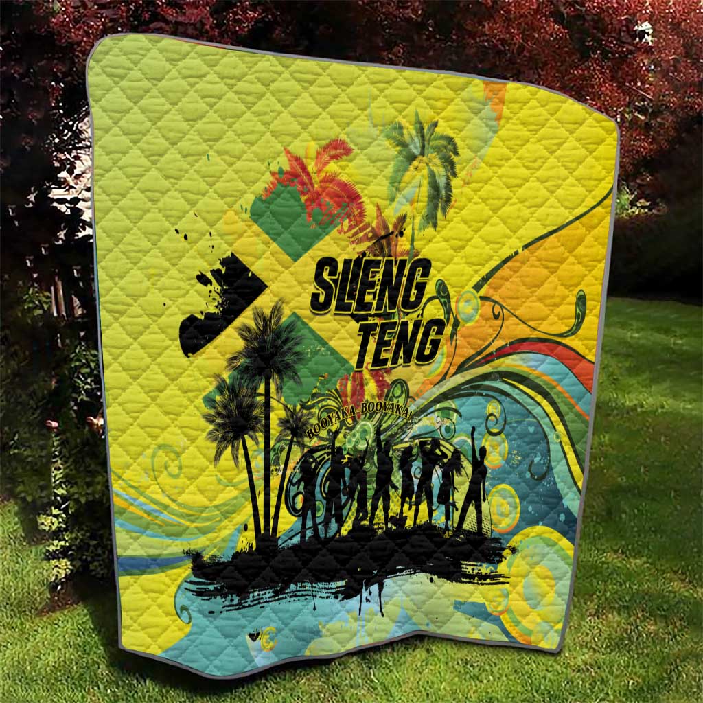 Jamaica Sleng Teng Riddim Quilt Booyaka Booyaka - African Pride