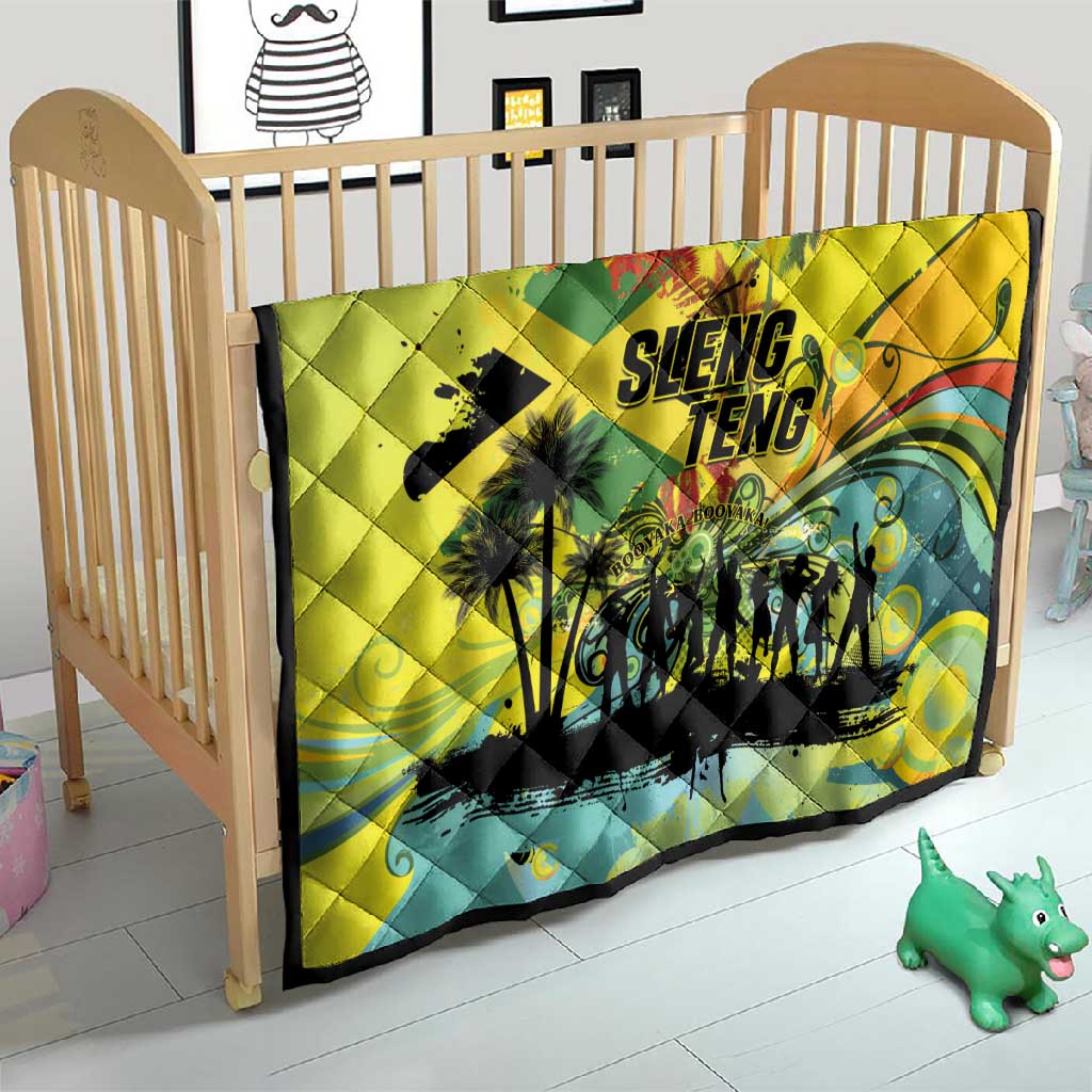 Jamaica Sleng Teng Riddim Quilt Booyaka Booyaka - African Pride