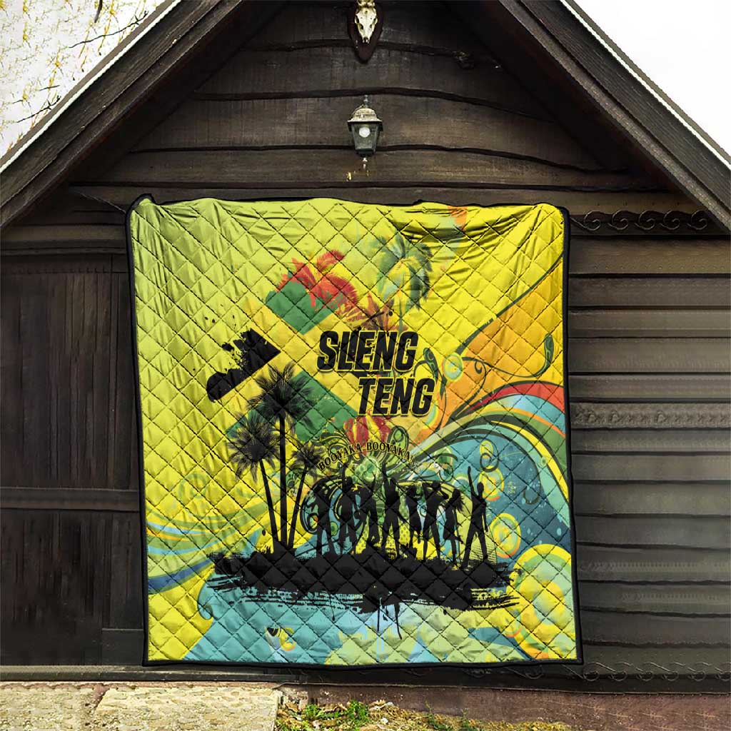 Jamaica Sleng Teng Riddim Quilt Booyaka Booyaka - African Pride
