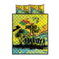 Jamaica Sleng Teng Riddim Quilt Bed Set Booyaka Booyaka - African Pride
