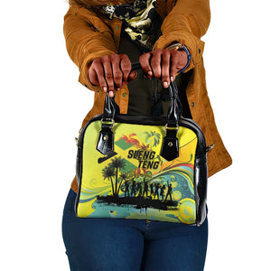 Jamaica Sleng Teng Riddim Shoulder Handbag Booyaka Booyaka - African Pride
