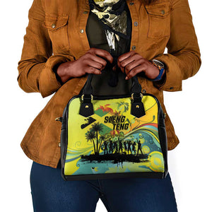 Jamaica Sleng Teng Riddim Shoulder Handbag Booyaka Booyaka - African Pride