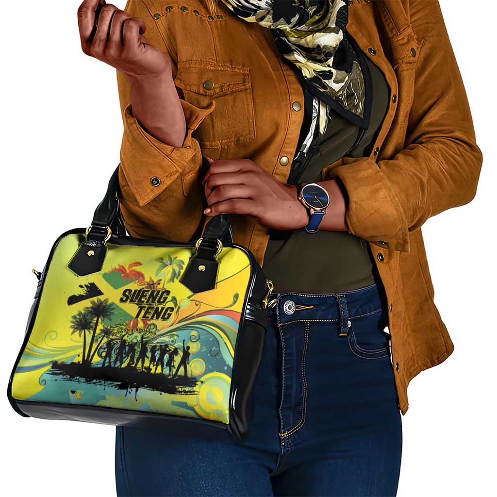 Jamaica Sleng Teng Riddim Shoulder Handbag Booyaka Booyaka - African Pride
