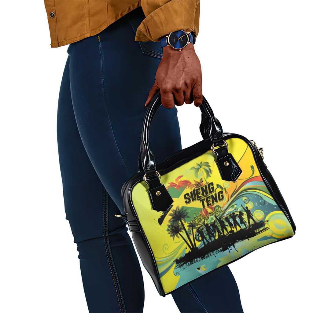 Jamaica Sleng Teng Riddim Shoulder Handbag Booyaka Booyaka - African Pride