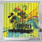 Jamaica Sleng Teng Riddim Shower Curtain Booyaka Booyaka - African Pride