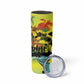 Personalized Jamaica Sleng Teng Riddim Skinny Tumbler Booyaka Booyaka - African Pride