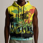 Personalized Jamaica Sleng Teng Riddim Sleeveless Zip Hoodie Booyaka Booyaka - African Pride