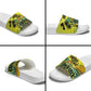Jamaica Sleng Teng Riddim Slide Sandals Booyaka Booyaka