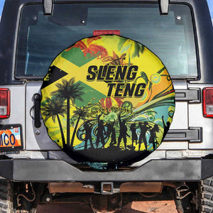 Jamaica Sleng Teng Riddim Spare Tire Cover Booyaka Booyaka - African Pride