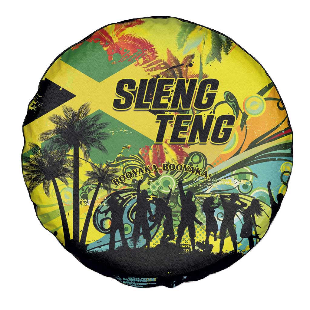 Jamaica Sleng Teng Riddim Spare Tire Cover Booyaka Booyaka - African Pride