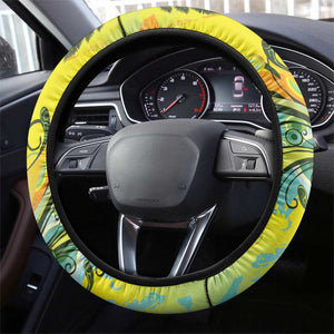 Jamaica Sleng Teng Riddim Steering Wheel Cover Booyaka Booyaka - African Pride