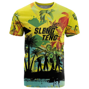 Personalized Jamaica Sleng Teng Riddim T shirt Booyaka Booyaka - African Pride