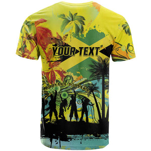 Personalized Jamaica Sleng Teng Riddim T shirt Booyaka Booyaka - African Pride