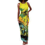 Personalized Jamaica Sleng Teng Riddim Tank Maxi Dress Booyaka Booyaka - African Pride