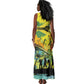 Personalized Jamaica Sleng Teng Riddim Tank Maxi Dress Booyaka Booyaka - African Pride