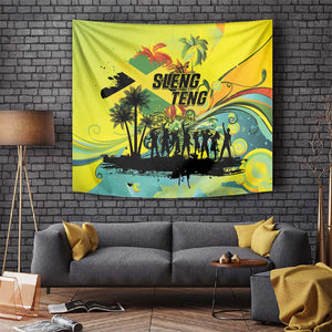 Jamaica Sleng Teng Riddim Tapestry Booyaka Booyaka - African Pride