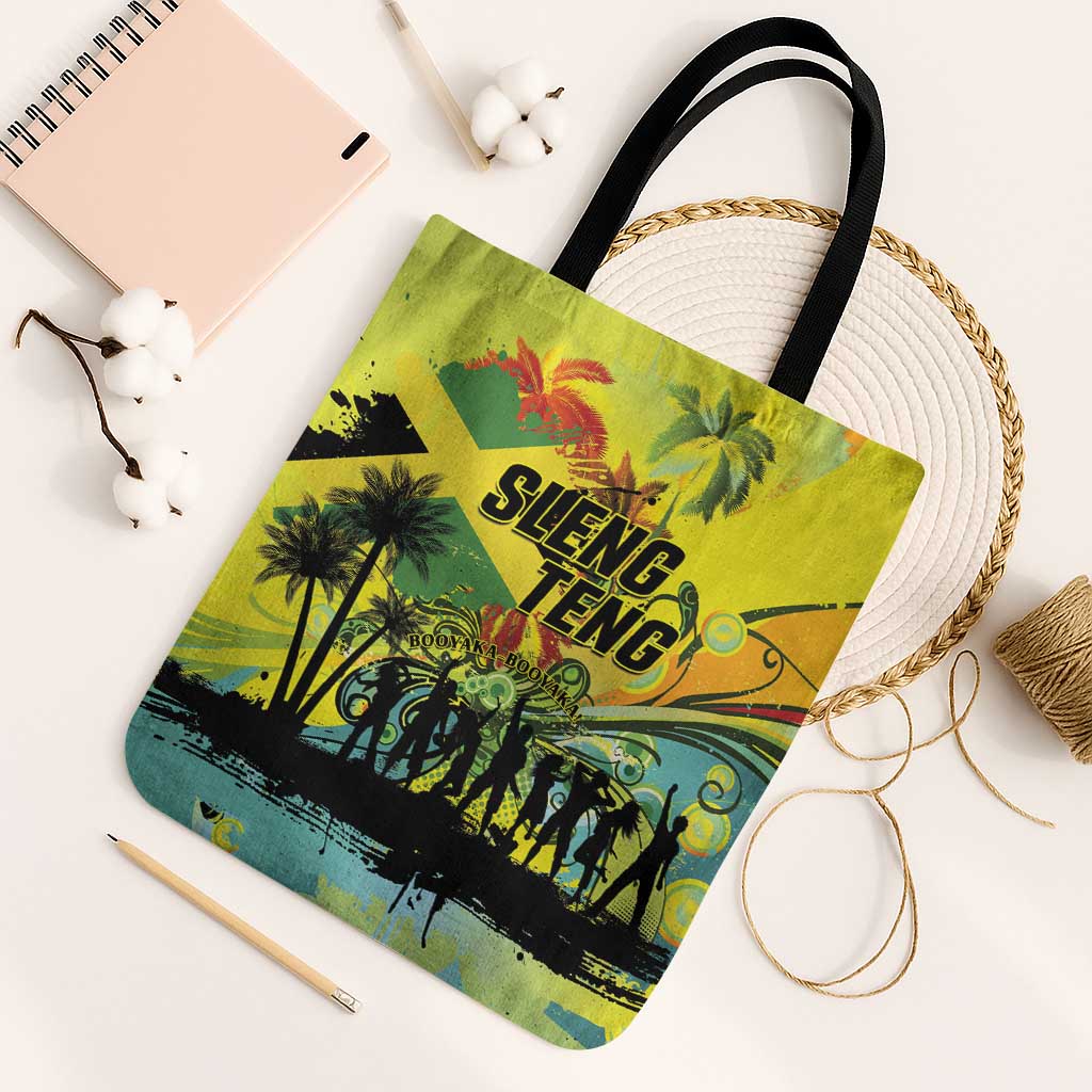 Jamaica Sleng Teng Riddim Tote Bag Booyaka Booyaka