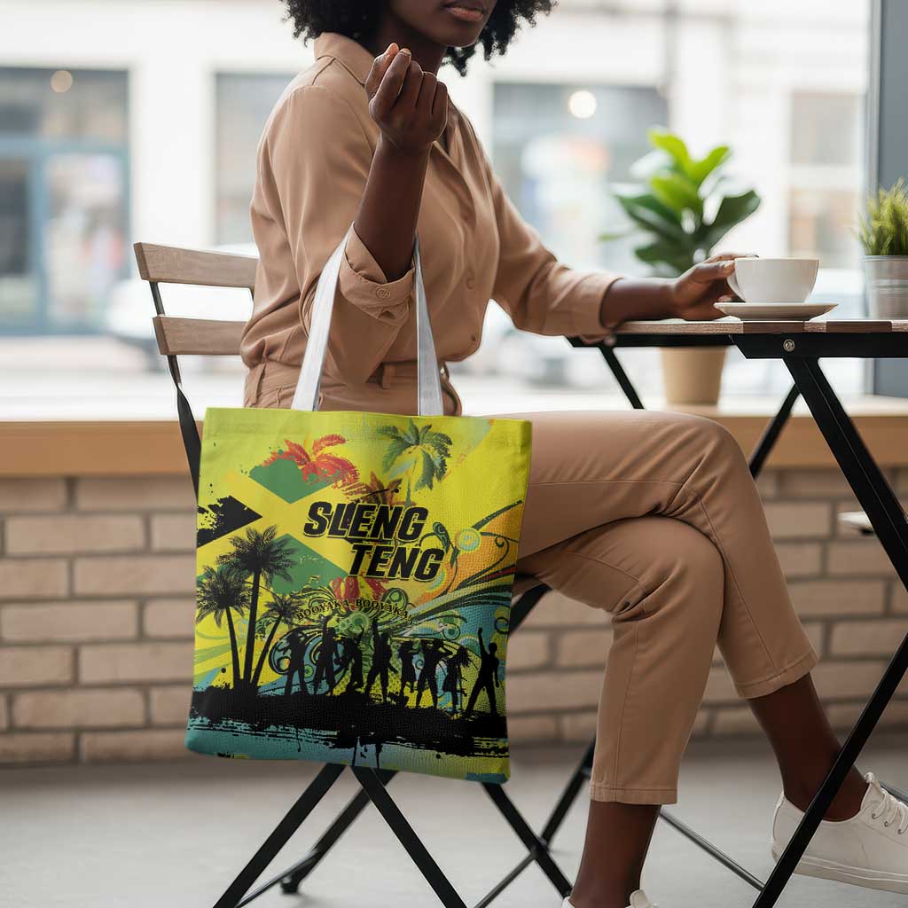 Jamaica Sleng Teng Riddim Tote Bag Booyaka Booyaka