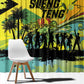 Jamaica Sleng Teng Riddim Window Curtain Booyaka Booyaka - African Pride