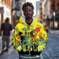 Personalized Jamaica Sleng Teng Riddim Zip Hoodie Booyaka Booyaka - African Pride