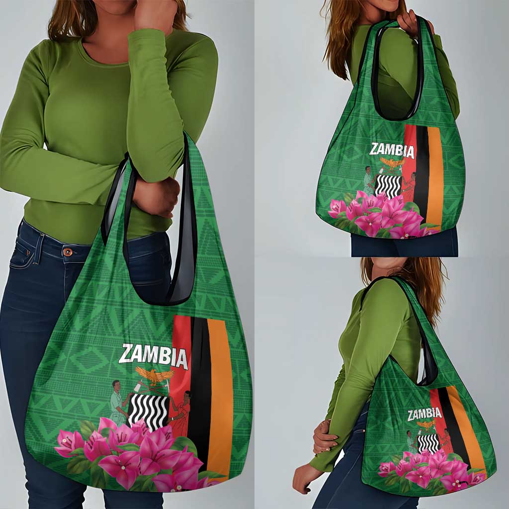Icitungu ca Zambia Grocery Bag Africa Bougainvillea