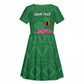 Personalized Icitungu ca Zambia Kid Short Sleeve Dress Africa Bougainvillea