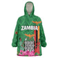Personalized Icitungu ca Zambia KId Wearable Blanket Hoodie Africa Bougainvillea