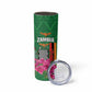 Personalized Icitungu ca Zambia Skinny Tumbler Africa Bougainvillea
