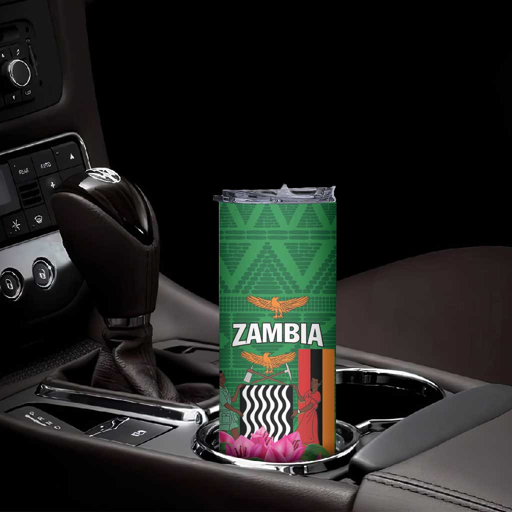 Personalized Icitungu ca Zambia Skinny Tumbler Africa Bougainvillea