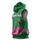 Personalized Icitungu ca Zambia Sleeveless Hoodie Africa Bougainvillea - African Pride