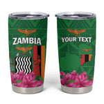 Personalized Icitungu ca Zambia Tumbler Cup Africa Bougainvillea
