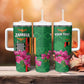 Personalized Icitungu ca Zambia Tumbler With Handle Africa Bougainvillea