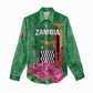 Personalized Icitungu ca Zambia Women Casual Shirt Africa Bougainvillea LT01