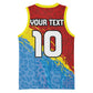 Custom DR Congo Leopards Football Basketball Jersey Abstract Leopard Pattern With National Colors And Crest