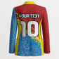 Custom DR Congo Leopards Football Blazer Abstract Leopard Pattern With National Colors And Crest