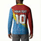 Custom DR Congo Leopards Football Button Sweatshirt Abstract Leopard Pattern With National Colors And Crest