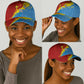 Custom DR Congo Leopards Football Classic Cap Abstract Leopard Pattern With National Colors And Crest