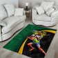 Proud of Jamaican Area Rug Faster Than Lightning-9.58 Seconds - African Pride