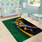 Proud of Jamaican Area Rug Faster Than Lightning-9.58 Seconds - African Pride