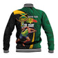 Proud of Jamaican Baseball Jacket Faster Than Lightning-9.58 Seconds - African Pride