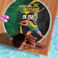 Proud of Jamaican Beach Blanket Faster Than Lightning-9.58 Seconds - African Pride